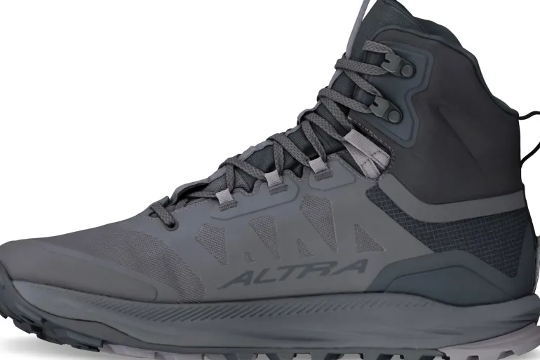 Altra Mens Lone Peak 9 Waterproof Mid Boots - Black-Gray