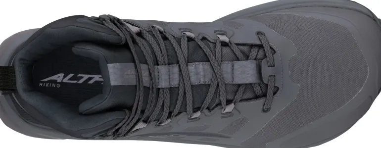 Altra Mens Lone Peak 9 Waterproof Mid Boots - Black-Gray