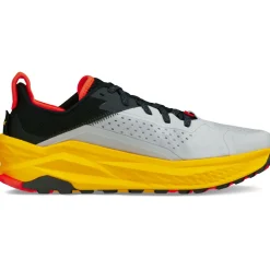 Altra Mens Olympus 6 Trail Shoes - Grey-Red