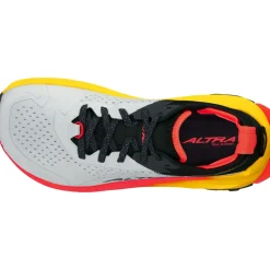 Altra Mens Olympus 6 Trail Shoes - Grey-Red
