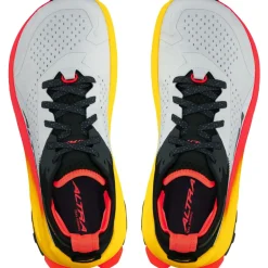 Altra Mens Olympus 6 Trail Shoes - Grey-Red