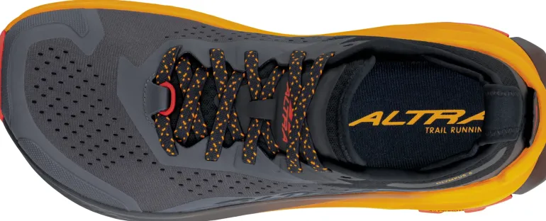 Altra Mens Olympus 6 Trail Shoes - Black-Orange