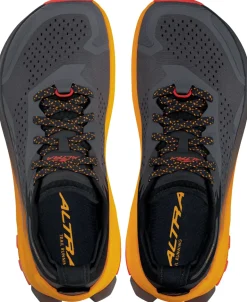 Altra Mens Olympus 6 Trail Shoes - Black-Orange