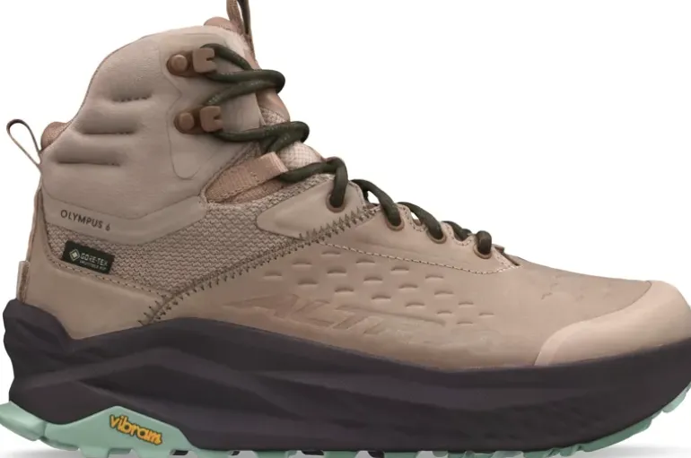 Altra Womens Olympus 6 Hike Mid GTX Boots - Tan