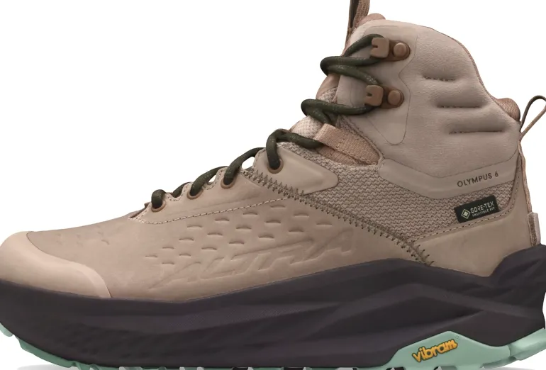 Altra Womens Olympus 6 Hike Mid GTX Boots - Tan
