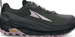 Altra Womens Olympus 5 Hike Low GTX Trail Shoes - Gray-Black