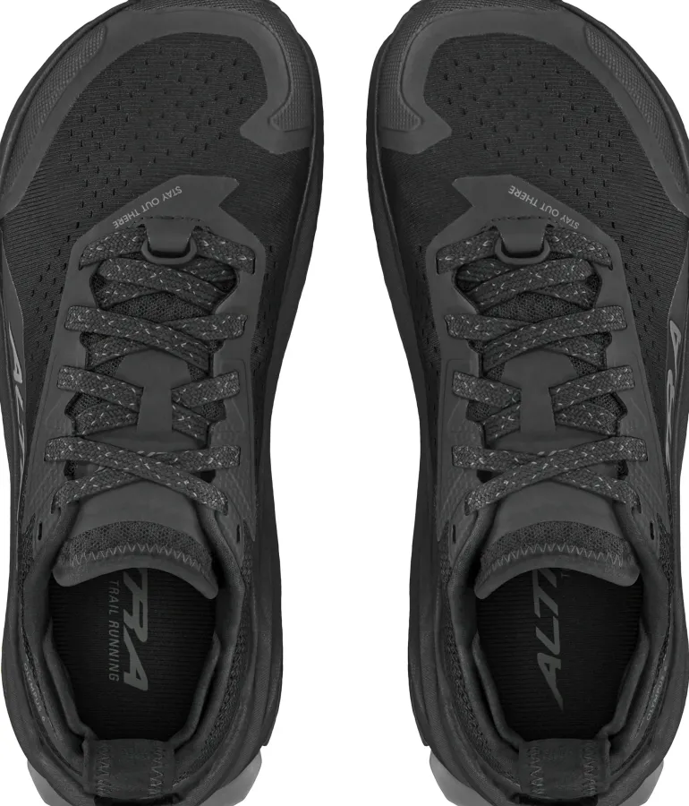 Altra Womens Olympus 6 Trail Shoes - Black-Black