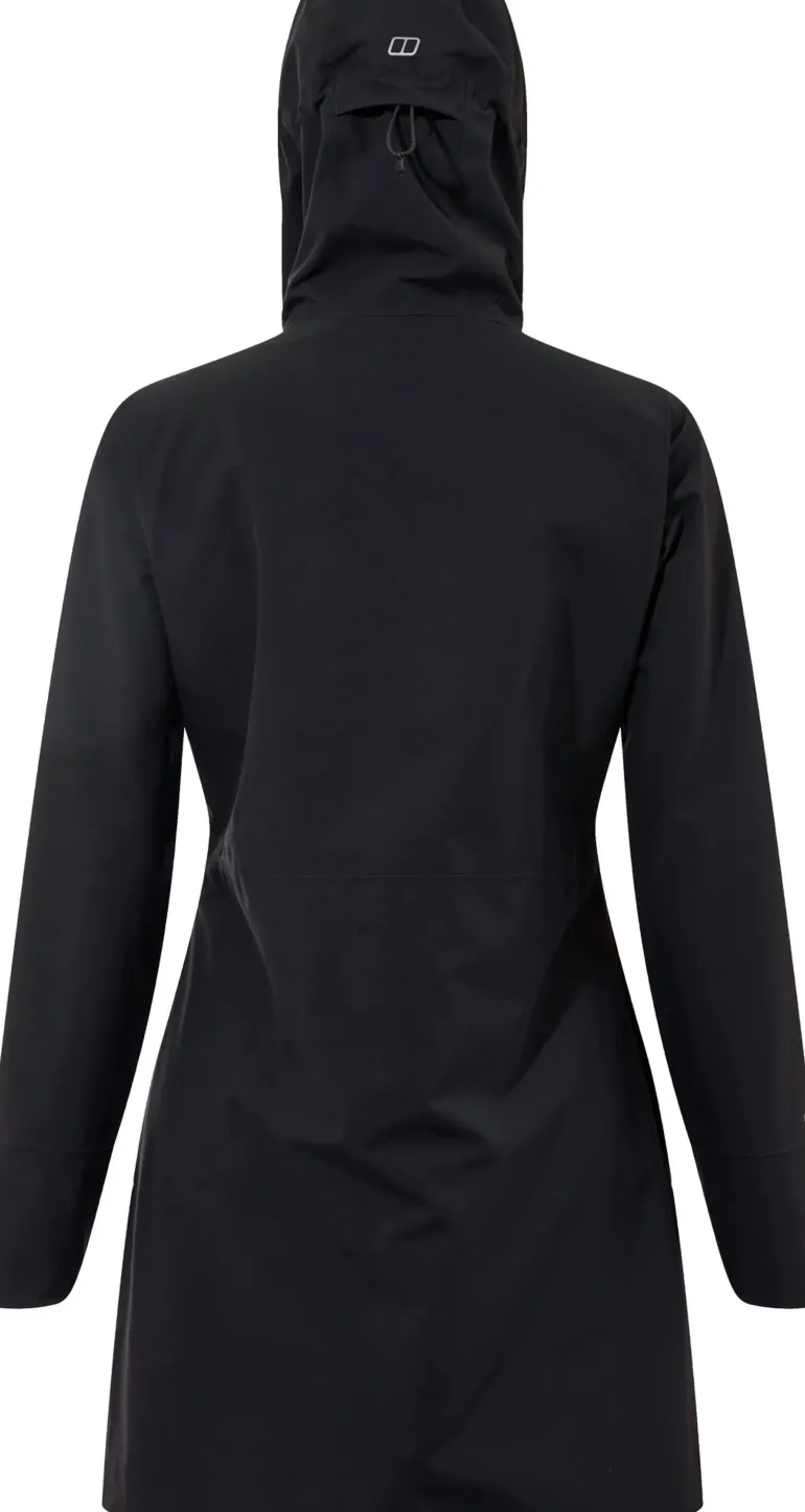 Berghaus Womens Omeara Long Shell Jacket - Black