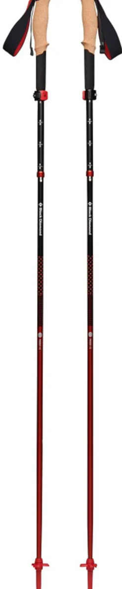 Black Diamond Pursuit FLZ Trekking Poles - Black-Octane - M/L