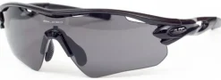 BLOC Bourke Sunglasses - Shiny Black-Grey