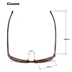 BLOC Coast Sunglasses - Blue Orange-Grey Graduated
