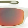 BLOC Daytona Sunglasses - Shiny White-Red Mirror