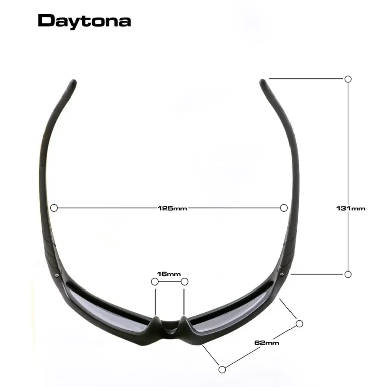 BLOC Daytona Sunglasses - Shiny White-Red Mirror