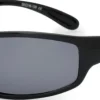 BLOC Hornet Sunglasses - Shiny Black-Polarised Grey