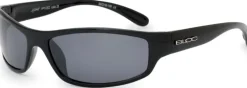 BLOC Hornet Sunglasses - Shiny Black-Polarised Grey