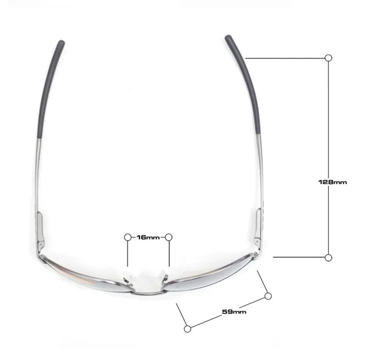 BLOC Square Sunglasses - Gun Metal-Polarised Grey