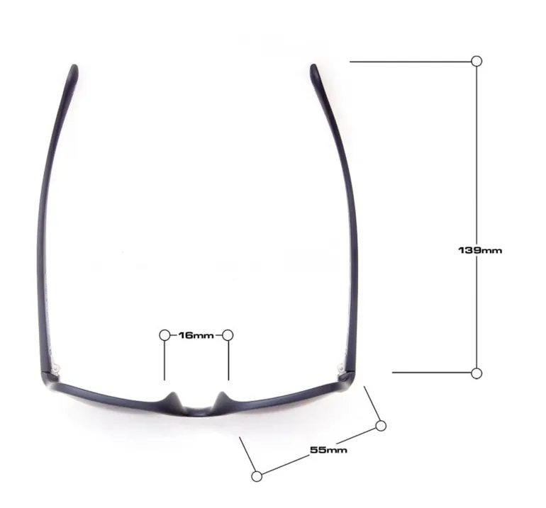 BLOC Tide Sunglasses - Matt Black-Polarised
