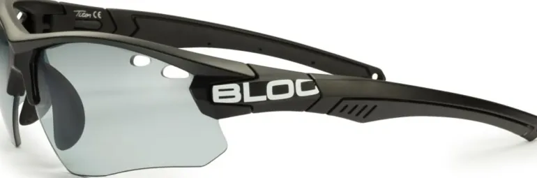 BLOC Titan Sunglasses - Black-Red 4 Lens Pack
