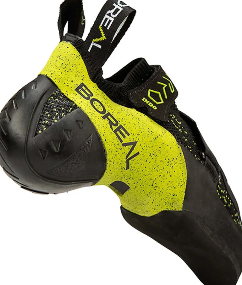 Boreal Indo Climbing Shoe - Black-Green
