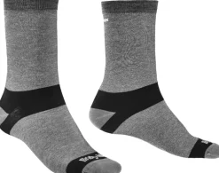 Bridgedale Mens Coolmax Liner Socks - Twin Pack - Grey