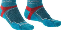 Bridgedale Mens TRAIL RUN Ultralight T2 Coolmax Sport Low Socks - Blue