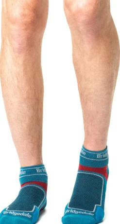 Bridgedale Mens TRAIL RUN Ultralight T2 Coolmax Sport Low Socks - Blue