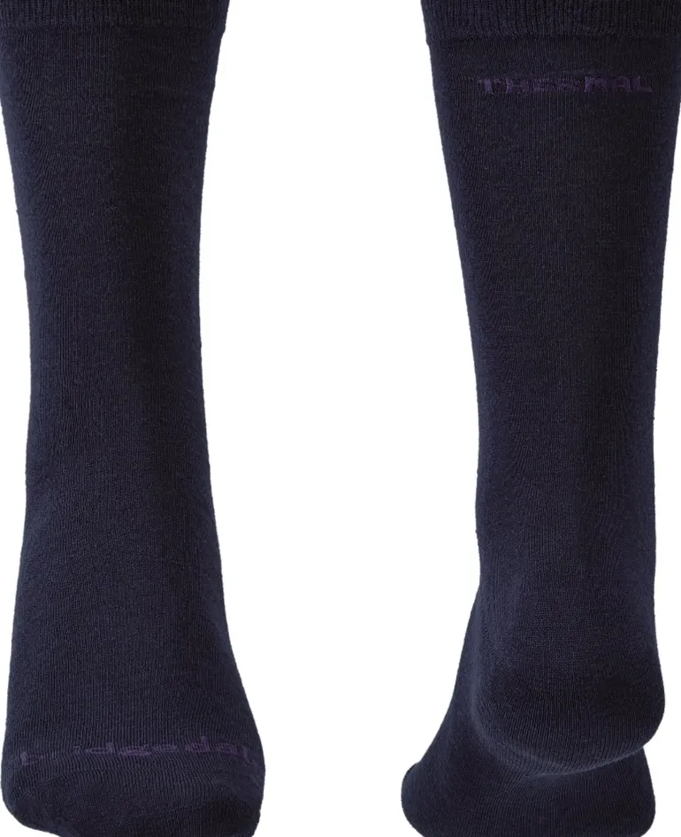 Bridgedale Unisex Thermal Liner Socks - Twin Pack - Navy