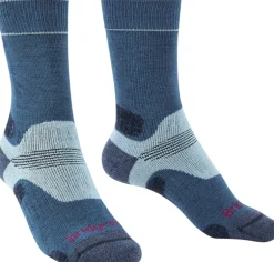 Bridgedale Womens Hike Midweight Merino Socks - Blue-Sky