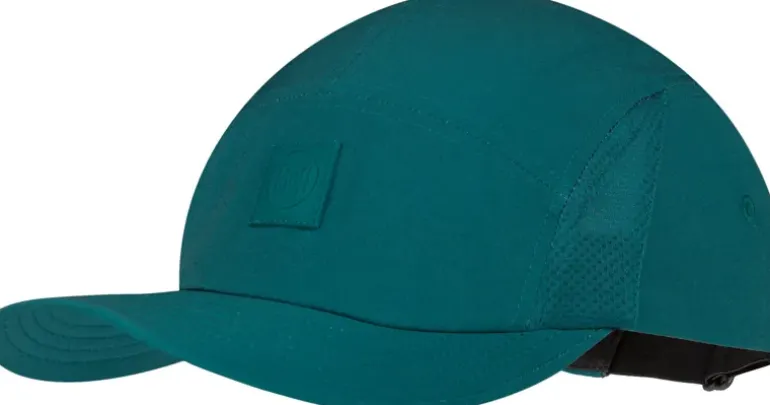 Buff 5 Panel Go Cap - Solid Teal