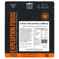 Expedition Foods Chicken Tikka with Rice - 1000kcal