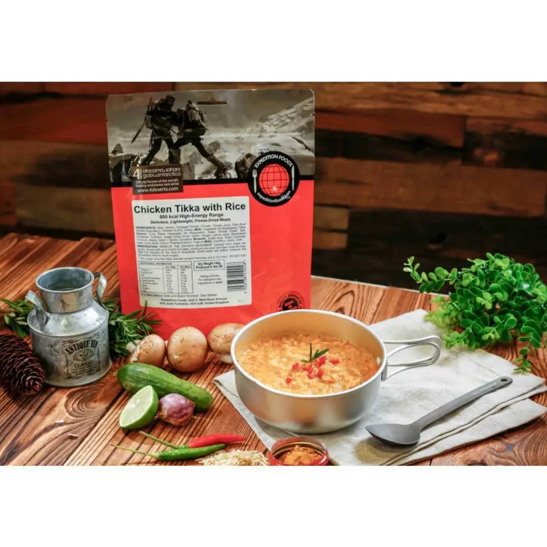 Expedition Foods Chicken Tikka with Rice - 800kcal