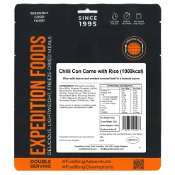 Expedition Foods Chilli Con Carne with Rice - 1000kcal