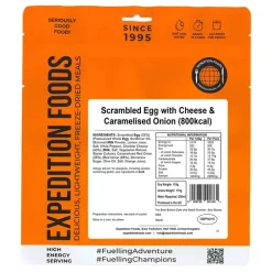 Expedition Foods Scrambled Egg with Cheese and Caramelised Onion - 800kcal
