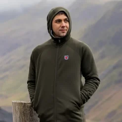 Fjallraven Mens Expedition Fleece Hoodie - Deep Forest