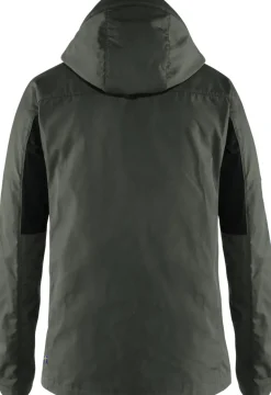 Fjallraven Mens Kaipak Jacket - Dark Grey-Black