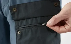 Fjallraven Mens Keb Shorts - Black-Stone Grey