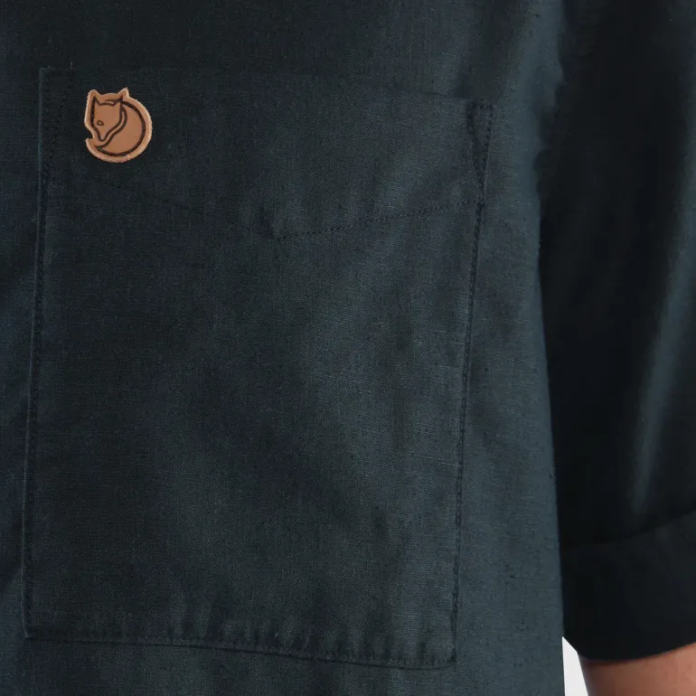 Fjallraven Mens Ovik Travel SS Shirt - Chalk White