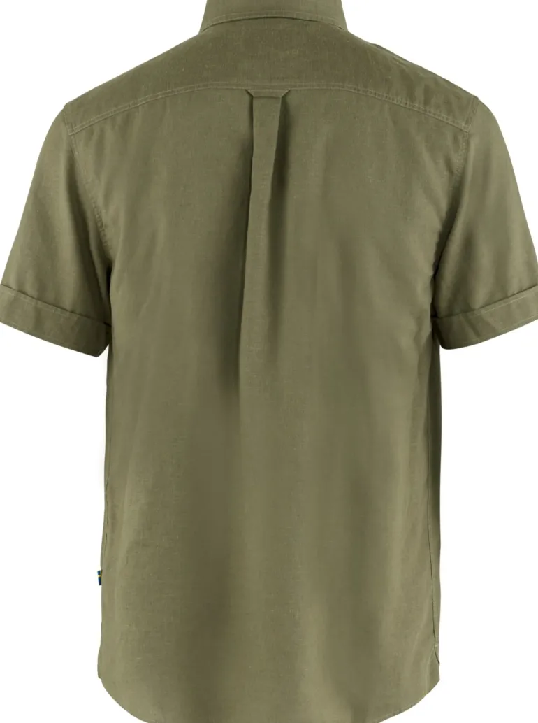 Fjallraven Mens Ovik Travel SS Shirt - Green