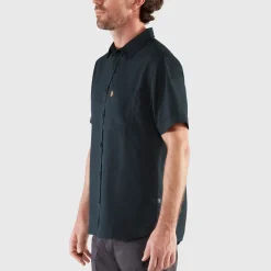 Fjallraven Mens Ovik Travel SS Shirt - Green