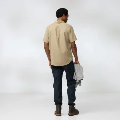 Fjallraven Mens Ovik Travel SS Shirt - Green