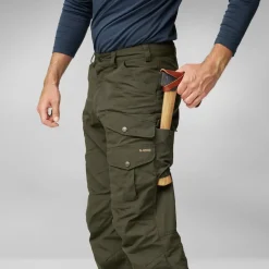Fjallraven Mens Vidda Pro Trousers - Dark Olive-Black