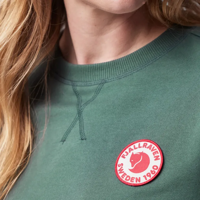 Fjallraven Womens 1960 Logo Badge Sweater - Dawn Blue