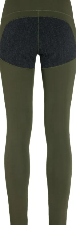 Fjallraven Womens Abisko Trekking Tights HD - Deep Forest
