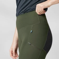 Fjallraven Womens Abisko Trekking Tights HD - Deep Forest