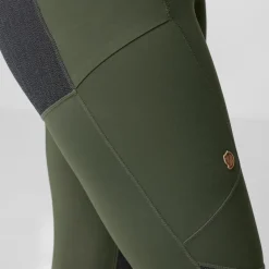Fjallraven Womens Abisko Trekking Tights HD - Deep Forest