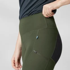 Fjallraven Womens Abisko Trekking Tights HD - Black