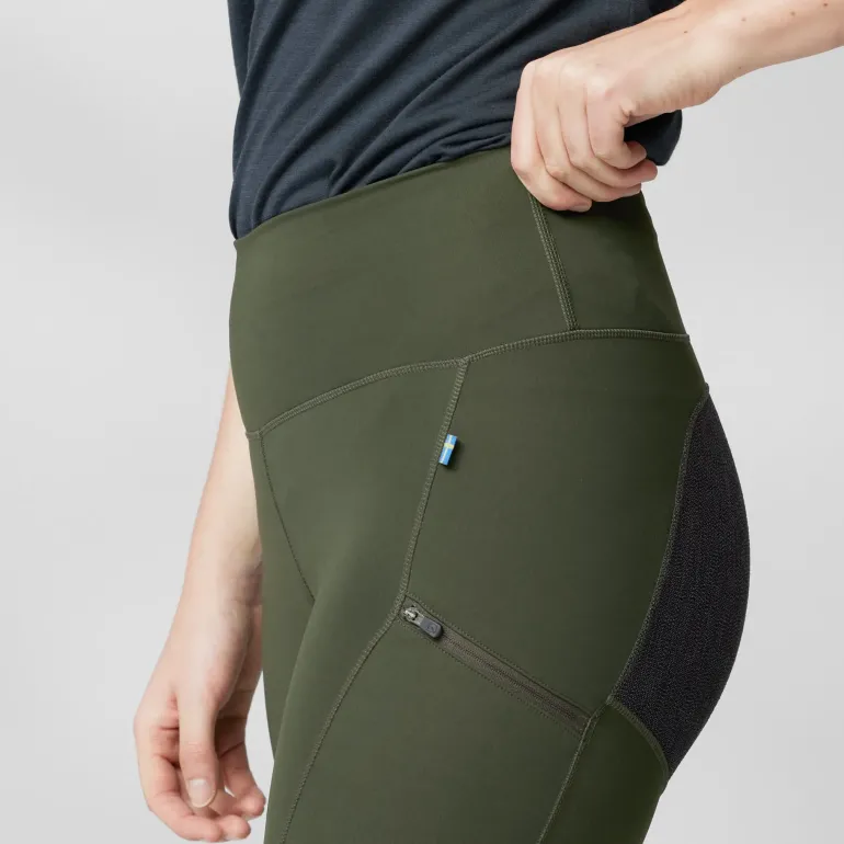 Fjallraven Womens Abisko Trekking Tights HD - Black