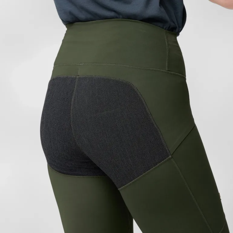 Fjallraven Womens Abisko Trekking Tights HD - Black