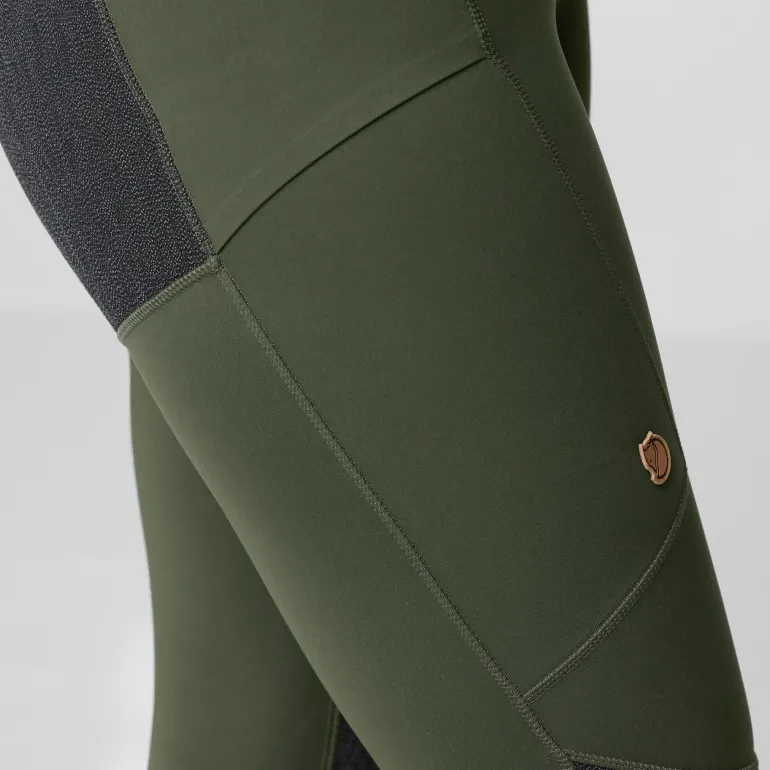 Fjallraven Womens Abisko Trekking Tights HD - Black