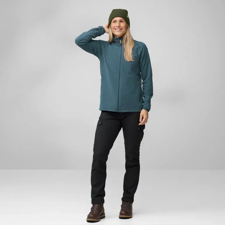 Fjallraven Womens Ovik Lite Fleece Jacket - Mountain Blue